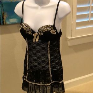 Gorgeous Linea Donatella black slip